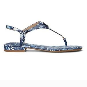 Lauren Ralph Lauren Thong Strap Leather Sandle‎